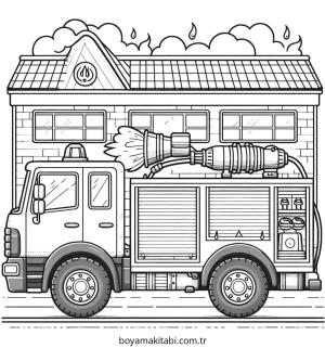 İtfaiye Aracı Boyama