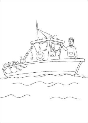 İtfaiyeci sam boyama sayfası,  coloring page, Yatta Charlie Jones, 