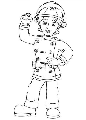 İtfaiyeci sam boyama sayfası,  coloring page, İtfaiyeci Sam Peny, 