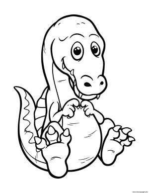 İyi Bir Dinozor boyama sayfası,  coloring page, İyi Dinozor Resmi Yazdır, 