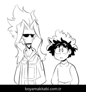 Izuku Midoriya Boyama