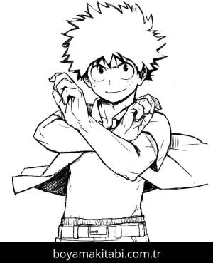 Izuku Midoriya Boyama
