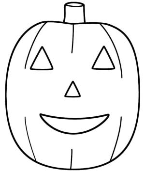 Jack o’ Fener boyama sayfası,  coloring page, Temel Jack o’ Lantern, 