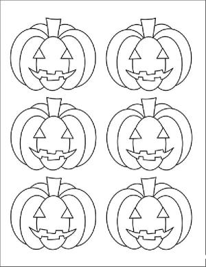 Jack o’ Fener boyama sayfası,  coloring page, Altı Jack o’ Lantern, 