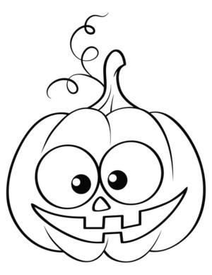 Jack o’ Fener boyama sayfası,  coloring page, Şirin Jack o’ Lantern, 