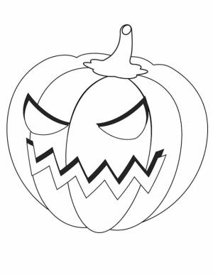 Jack o’ Fener boyama sayfası,  coloring page, Jack o’ Fener Kızgın, 