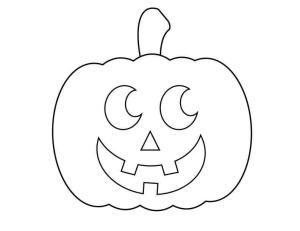 Jack o’ Fener boyama sayfası,  coloring page, Jack o’ Fener Gülümseyerek, 