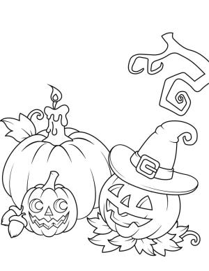 Jack o’ Fener boyama sayfası,  coloring page, Jack o’ Fener ve Balkabağı, 