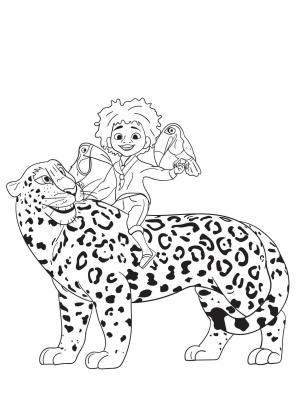 Jaguar boyama sayfası, Jaguars coloring page, Antonio sürme Jaguar, 