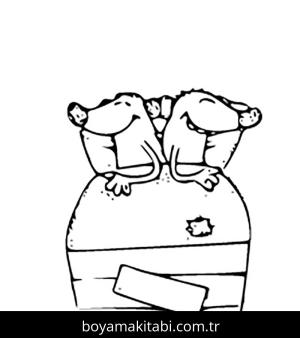 Jan ve Henry boyama sayfası – PDF indir, sevimli karakter