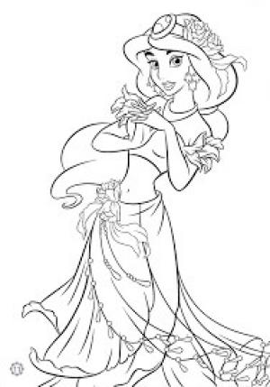 Jasmine boyama sayfası,  coloring page, Yasemin Güzel, 