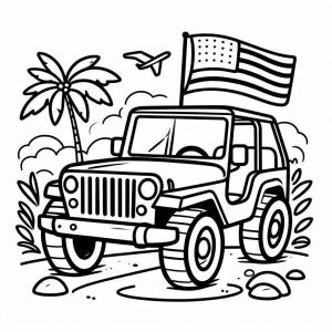 Jeep boyama sayfası,  coloring page, Jeep sanatı çizin, 