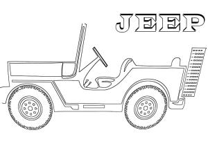 Jeep boyama sayfası,  coloring page, Comanche Jeep’i çiz, 