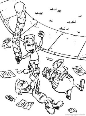 Jimmy Neutron boyama sayfası,  coloring page, Jimmy Neutron Ücretsiz Yazdırılabilir, 