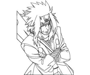 Jiraiya boyama sayfası,  coloring page, Jiraiya Mükemmel, 