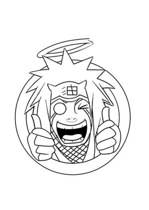 Jiraiya boyama sayfası,  coloring page, Jiraiya Komik, 