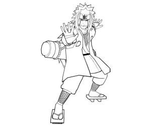 Jiraiya boyama sayfası,  coloring page, Güzel Jiraiya, 