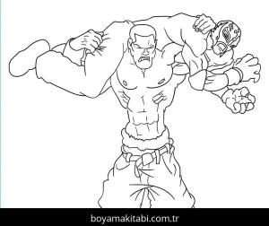 John Cena boyama sayfası – boyama etkinliği, çocuk aktivitesi