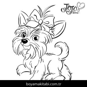 JoJo Siwa boyama sayfası – çocuklar için, çizgi film temalı