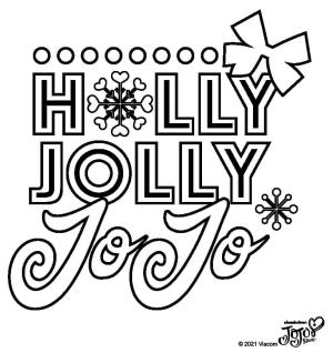 JoJo Siwa boyama sayfası,  coloring page, Kutsal Neşeli Jojo, 