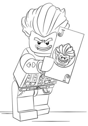 Joker boyama sayfası,  coloring page, Harika Lego Joker, 