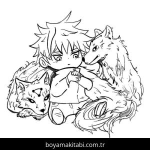 Jujutsu Kaisen boyama sayfası – keyifli zaman, renkli çizimler