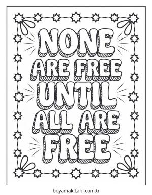 Juneteenth boyama sayfası – evde etkinlik, ücretsiz yazdır