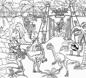 Jura Dünyası boyama sayfası,  coloring page, Parque Jurásico, 