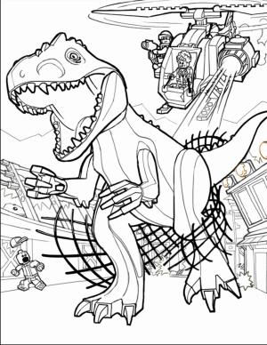 Jura Dünyası boyama sayfası,  coloring page, Lego Mundo Jurásico, 