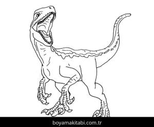 Jurassic Park boyama sayfası – çocuklar için, çizgi film temalı