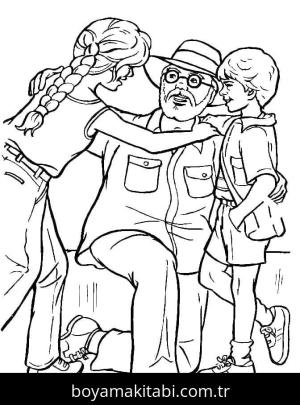 Jurassic Park boyama sayfası – el becerilerini geliştirir, boyama çalışması