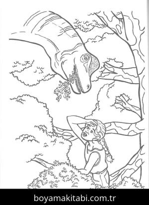 Jurassic Park boyama sayfası – yaratıcılığı geliştirir, keyifli zaman