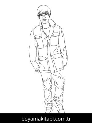 Justin Bieber Boyama