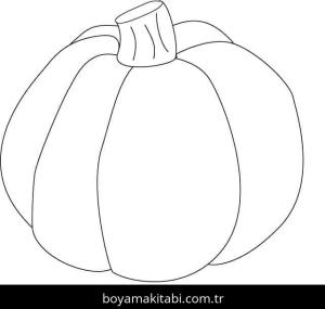 Kabak boyama sayfası – ücretsiz yazdır, boyama etkinliği