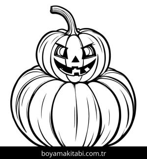 Kabak boyama sayfası,  coloring page, çocuklar için, renkli, masalsı