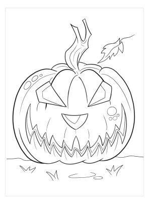 Kabak boyama sayfası,  coloring page, Hayalet Kabak, 