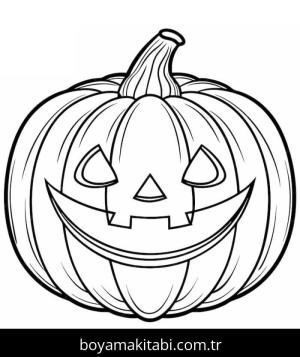 Kabak boyama sayfası – sevimli karakter, sanatsal çalışma