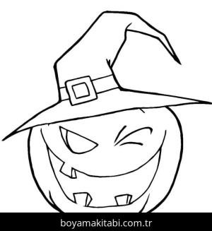 Kabak boyama sayfası – çocuk aktivitesi, PDF indir