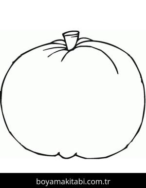 Kabak boyama sayfası – evde etkinlik, ücretsiz yazdır