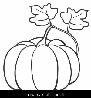 Kabak boyama sayfası – çocuklar için, çizgi film temalı
