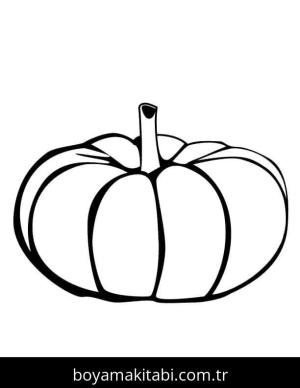Kabak boyama sayfası – keyifli zaman, renkli çizimler