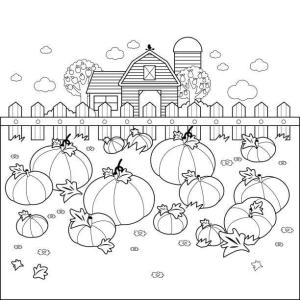 Kabak boyama sayfası,  coloring page, Kabaklar Çiftliği, 