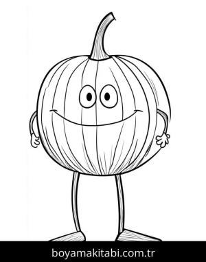 Kabak boyama sayfası – el becerilerini geliştirir, boyama çalışması