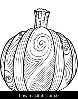 Kabak boyama sayfası – çocuklar için, çizgi film temalı