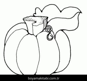Kabak boyama sayfası – sevimli karakter, sanatsal çalışma