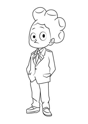 Kahraman Akademim (My Hero Academia) boyama sayfası,  coloring page, Minoru Mineta, 