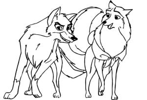 Kahraman Köpek Balto boyama sayfası,  coloring page, Balto ve Arkadaş, 