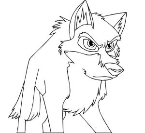 Kahraman Köpek Balto boyama sayfası,  coloring page, Kızgın Balto, 