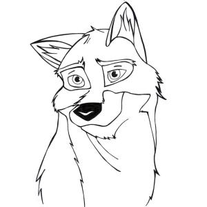 Kahraman Köpek Balto boyama sayfası,  coloring page, Balto Kafa, 