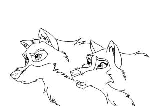 Kahraman Köpek Balto boyama sayfası,  coloring page, Balto ve Arkadaş Kafa, 